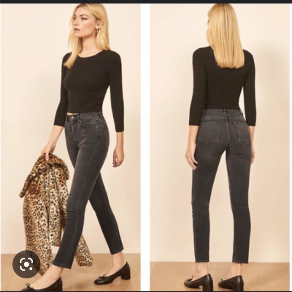 Reformation Julia High Rise Cigarette Jeans 24